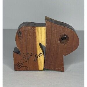 Vintage Wood S P Letters Salt & Pepper Shakers Mountain Home, Arkansas